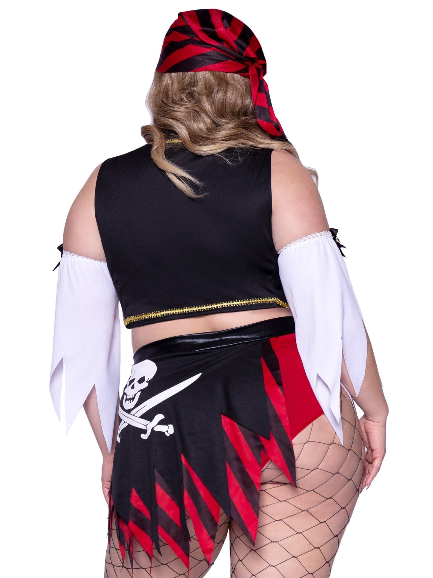 Plus Wicked Wench Pirate Costume - Unspoken Fashion