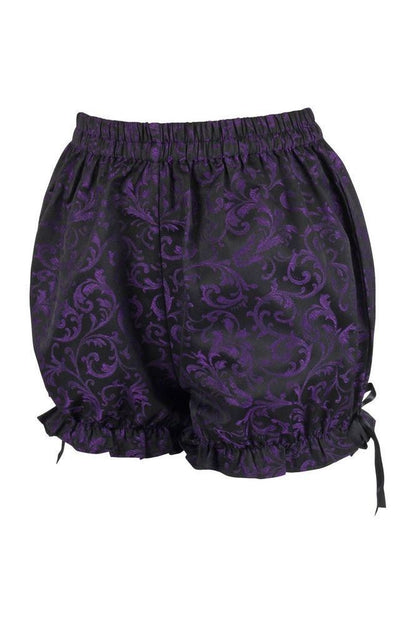 Purple/Black Brocade Bloomers