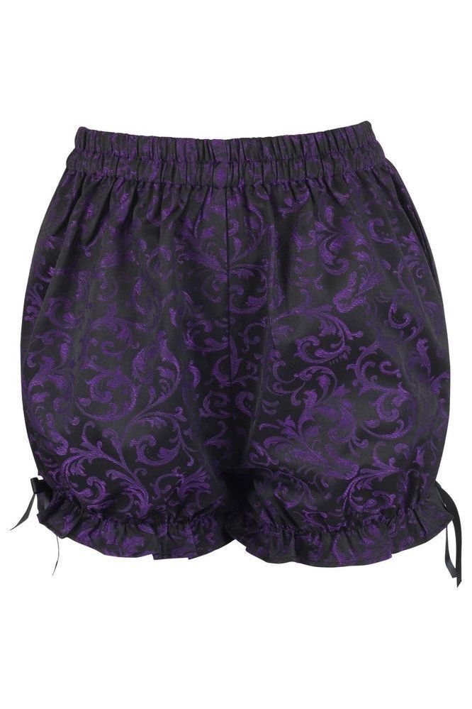 Purple/Black Brocade Bloomers
