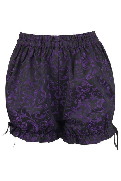 Purple/Black Brocade Bloomers