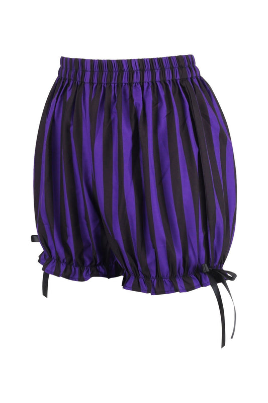 Purple/Black Striped Bloomers.