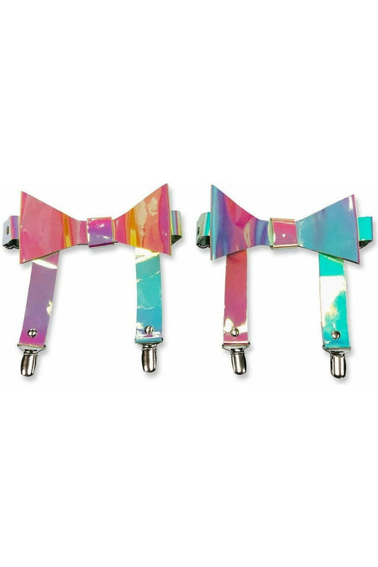 Rainbow Holo Garters (set of 2)