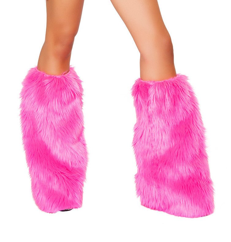 Rave 8003 - Basic Faux Fur Leg Warmers - J. Valentine.