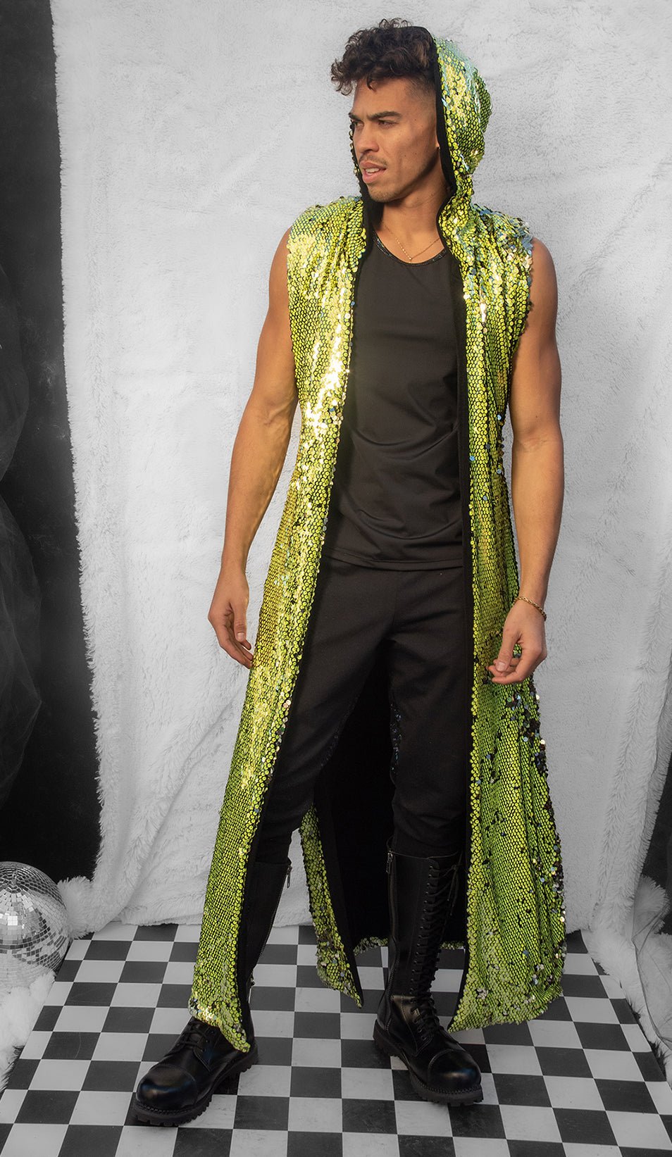 Rave FF155 - Unisex Sequin Duster - J. Valentine.