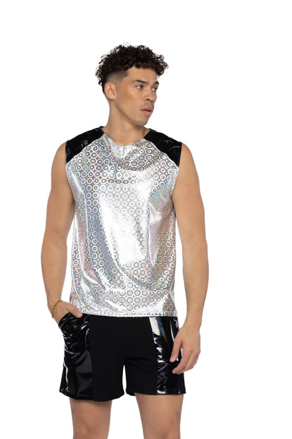 Rave JR156 - Two-Tone Men's Sleeveless Shirt - J. Valentine.