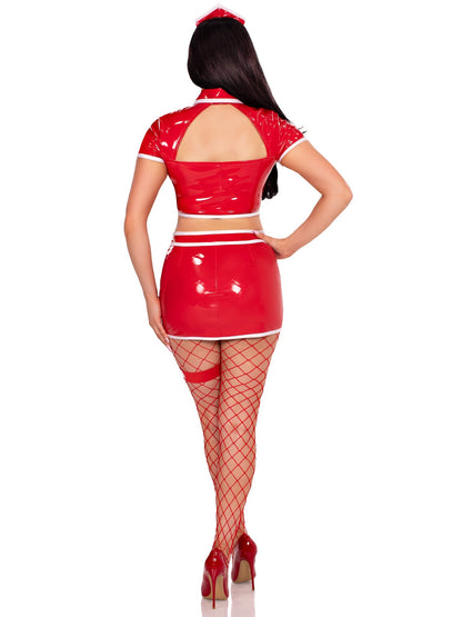 Red Alert Nurse Costume - Unspoken Fashion