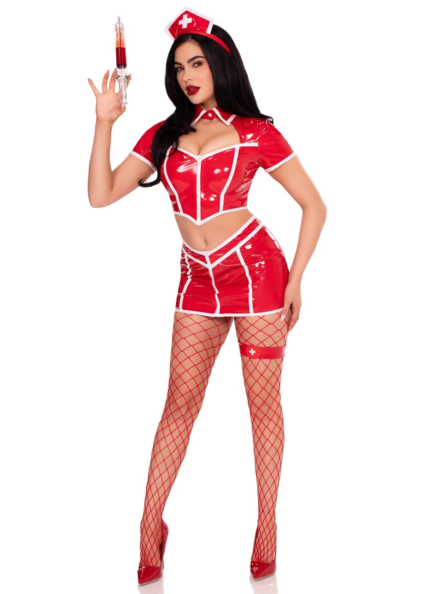 Red Alert Nurse Costume - Unspoken Fashion