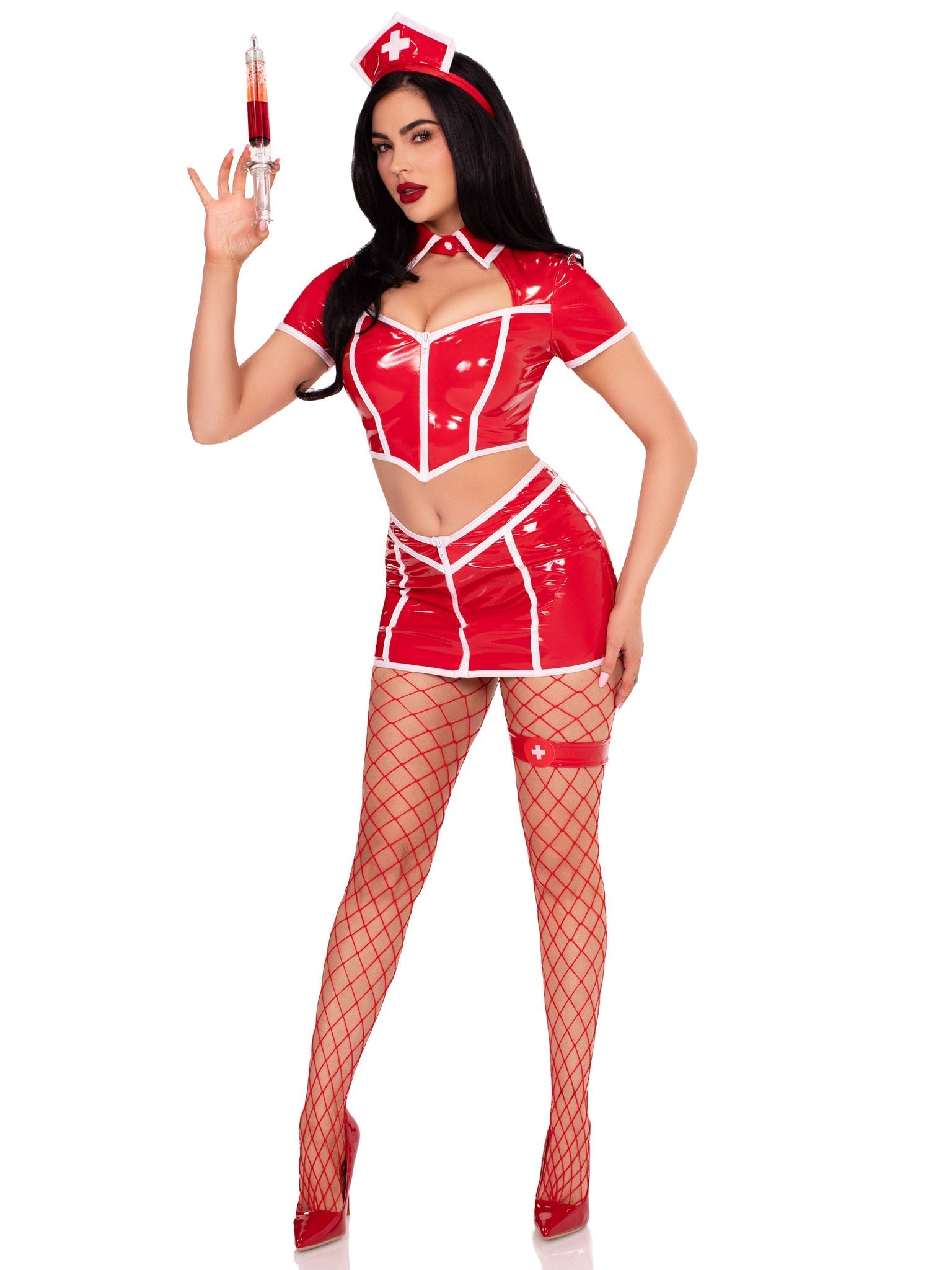 Red Alert Nurse Costume - Unspoken Fashion