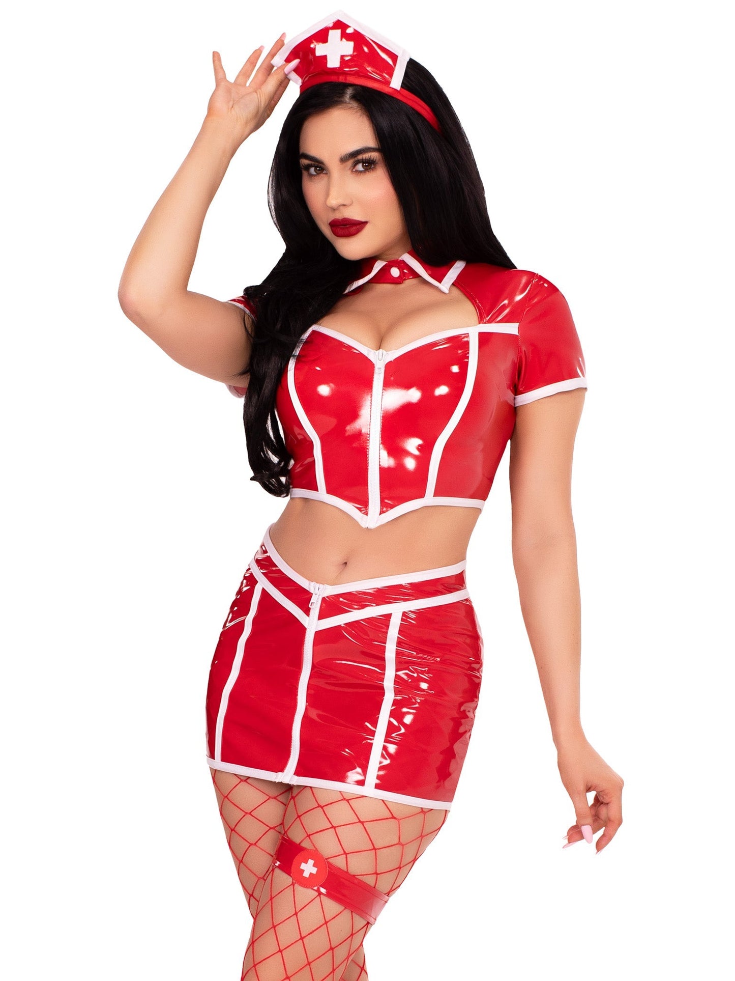 Red Alert Nurse Costume - Unspoken Fashion