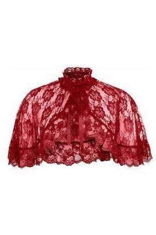 Red Lace Cape
