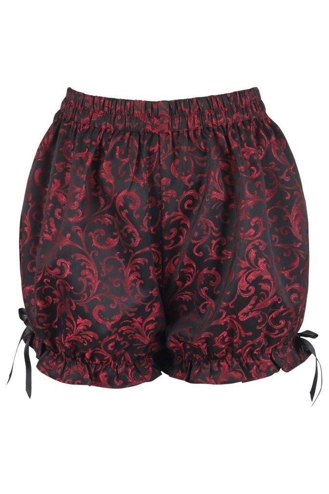 Red/Black Brocade Bloomers