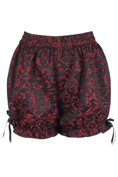 Red/Black Brocade Bloomers