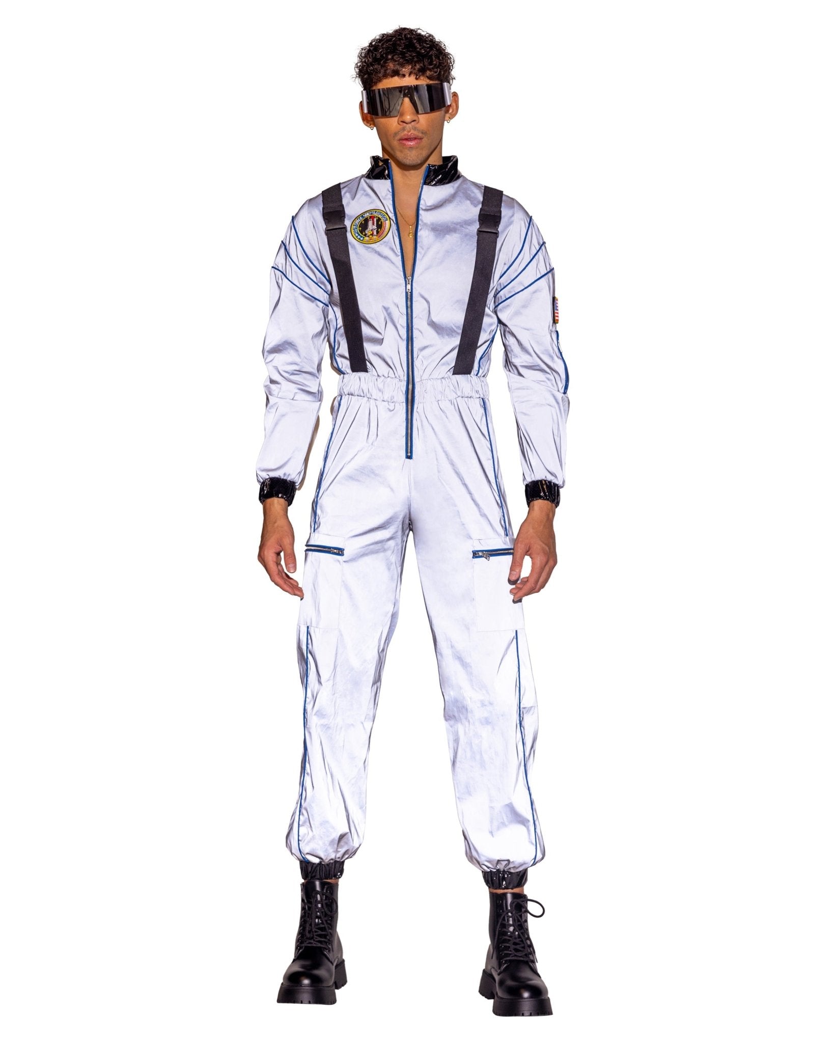 Roma 1pc Mens Astronaut Hunk Costume.