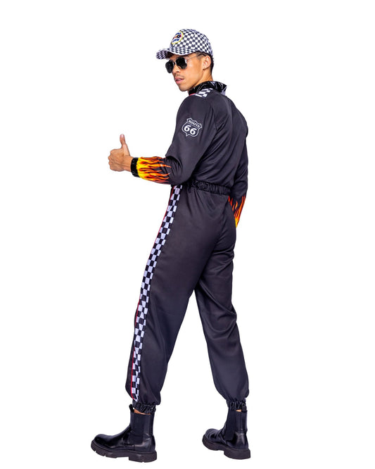 Roma 1pc Mens Hunky Race Car Driver Costume.
