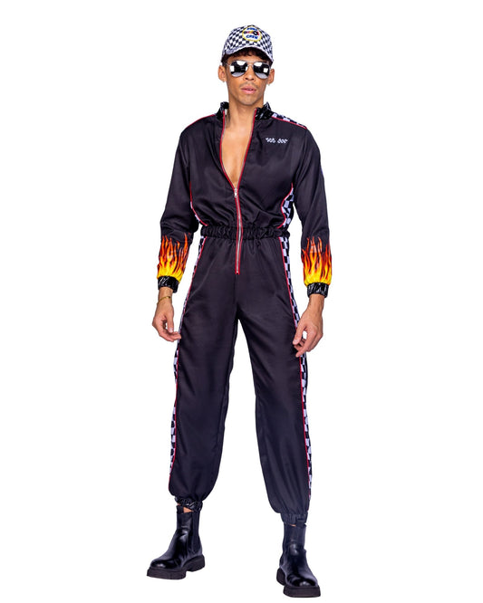 Roma 1pc Mens Hunky Race Car Driver Costume.