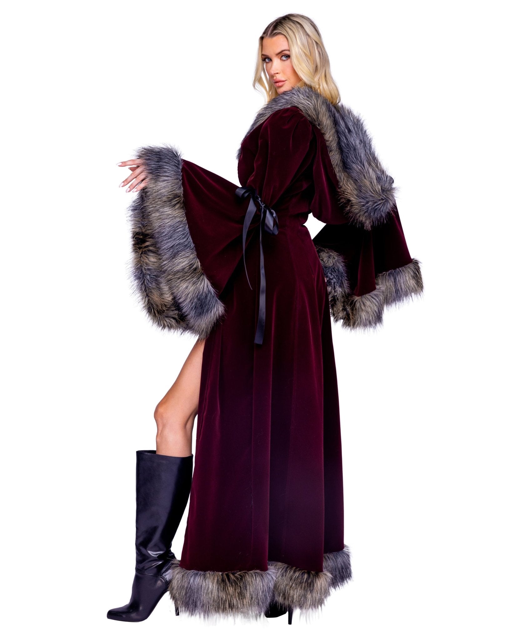 Roma 2pc Deluxe Red Riding Hood Costume Burgundy / Medium Roma 2pc Deluxe Red Riding Hood Costume Burgundy / Medium