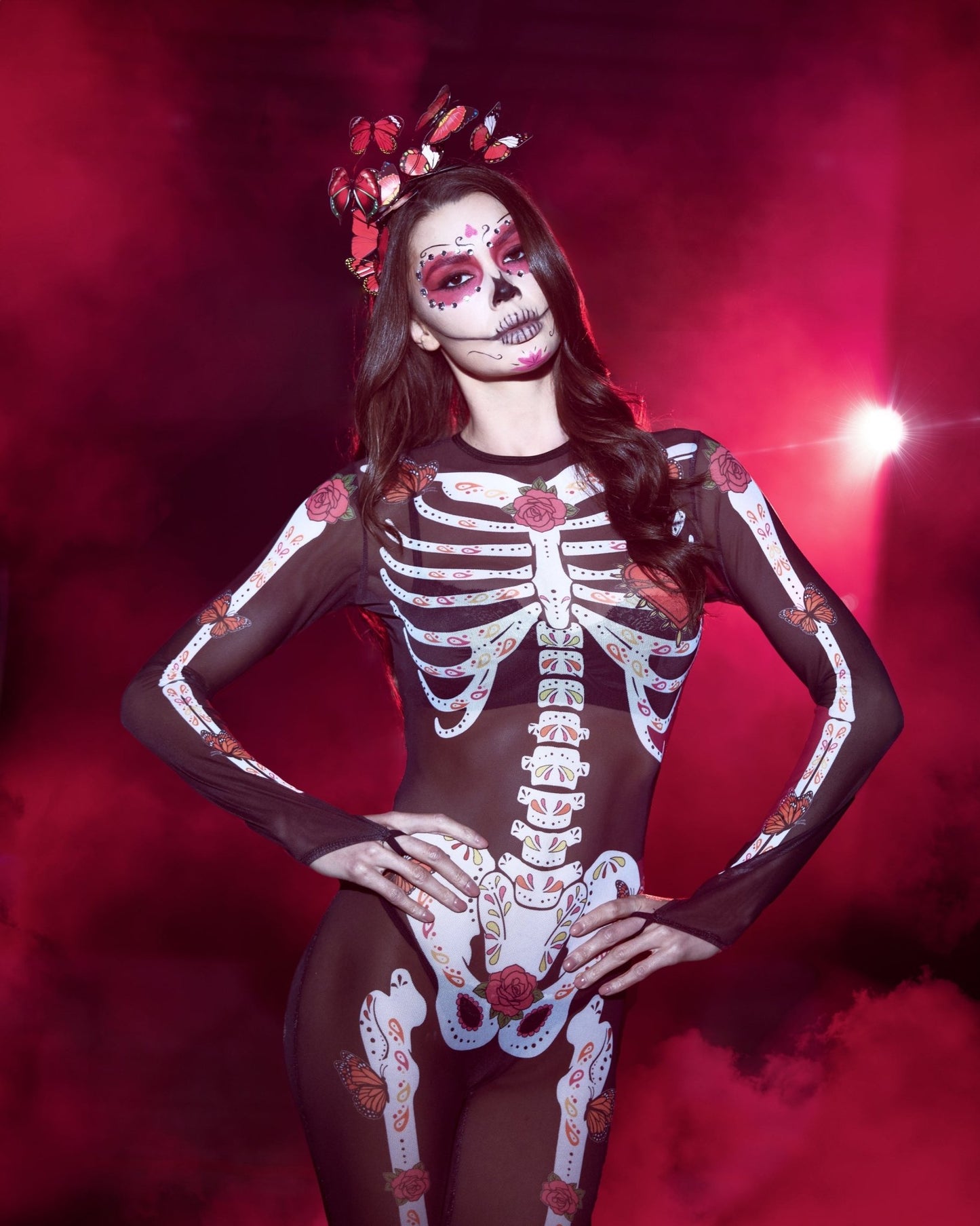 Roma 2pc Sugar Skeleton Costume.