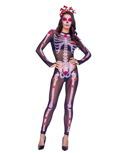 Roma 2pc Sugar Skeleton Costume.
