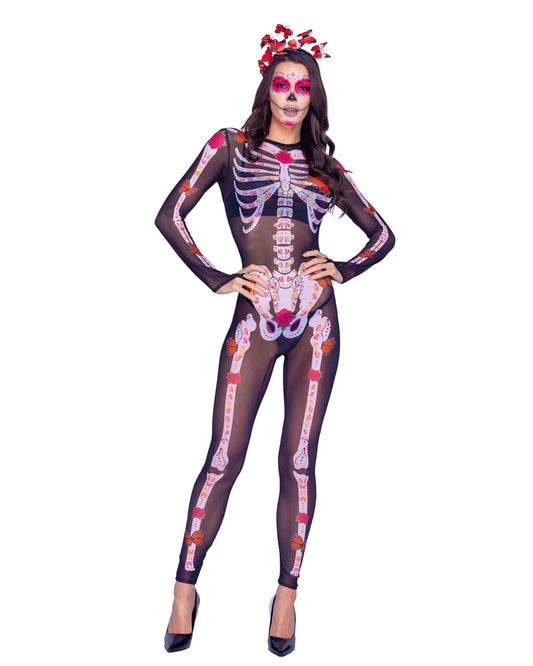 Roma 2pc Sugar Skeleton Costume.