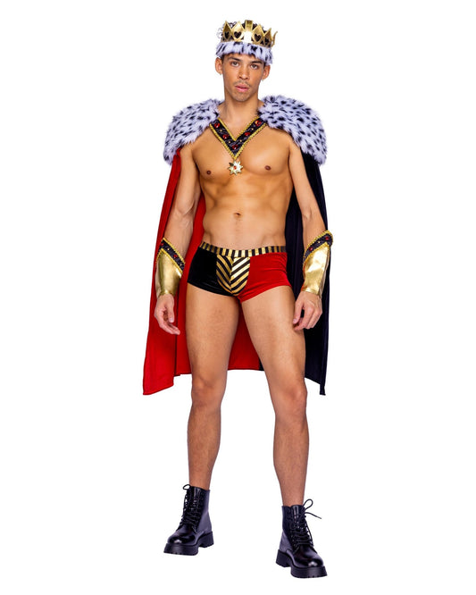 Roma 3pc Mens King of Hearts Costume.
