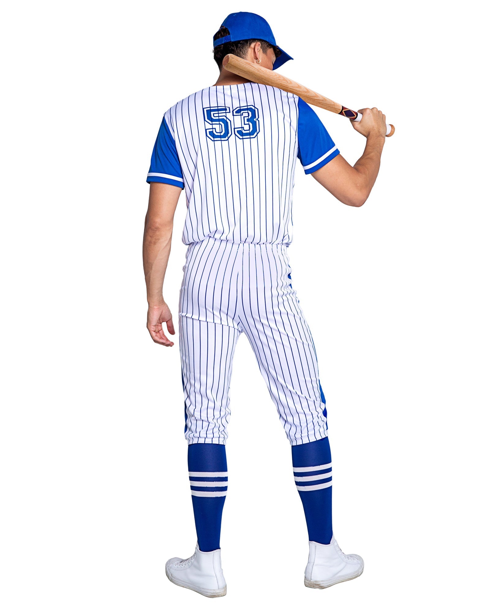 Roma 3PC Mens Playboy Baseball Homerun Hunk Costume.