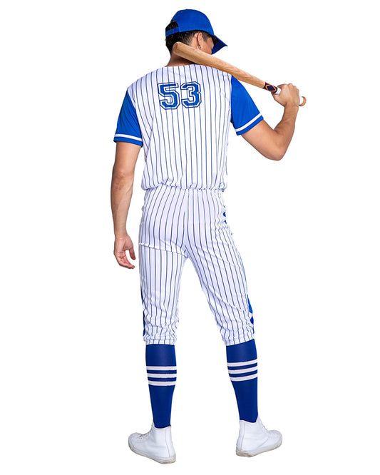 Roma 3PC Mens Playboy Baseball Homerun Hunk Costume.
