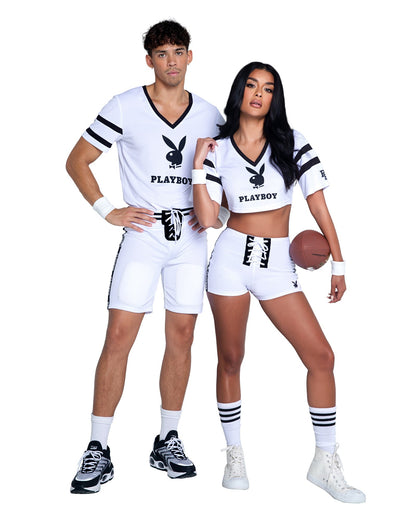 Roma 3PC Playboy Sporty Football Player Costume.