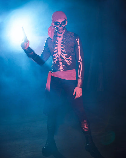 Roma 4pc Mens Pirates Curse Costume.