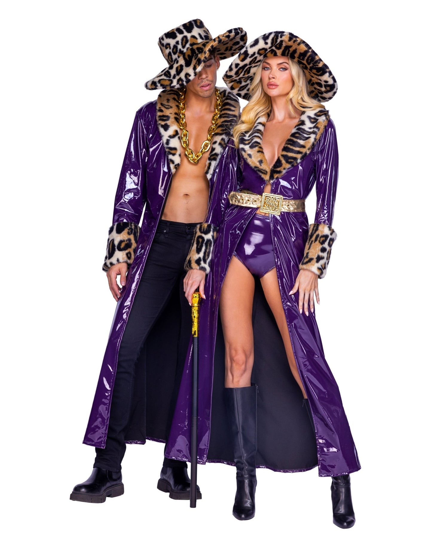 Roma 4pc Queen Pimp Costume.