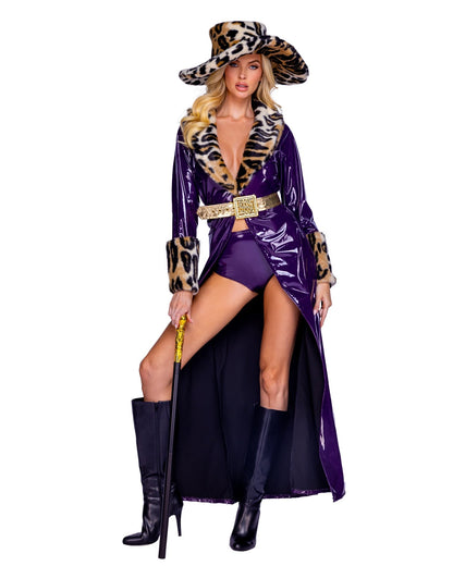 Roma 4pc Queen Pimp Costume.
