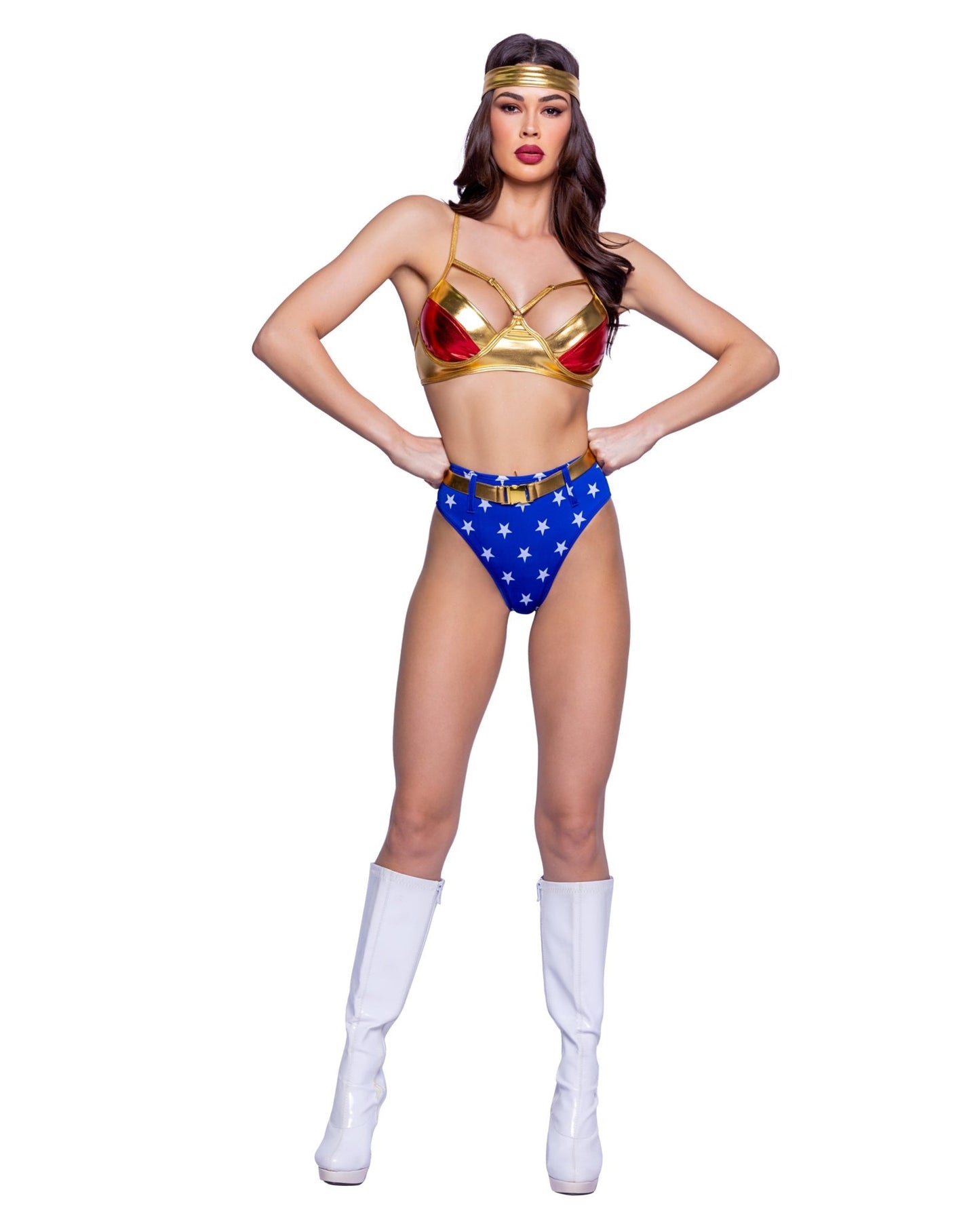 Roma 4pc Woman Power Costume.