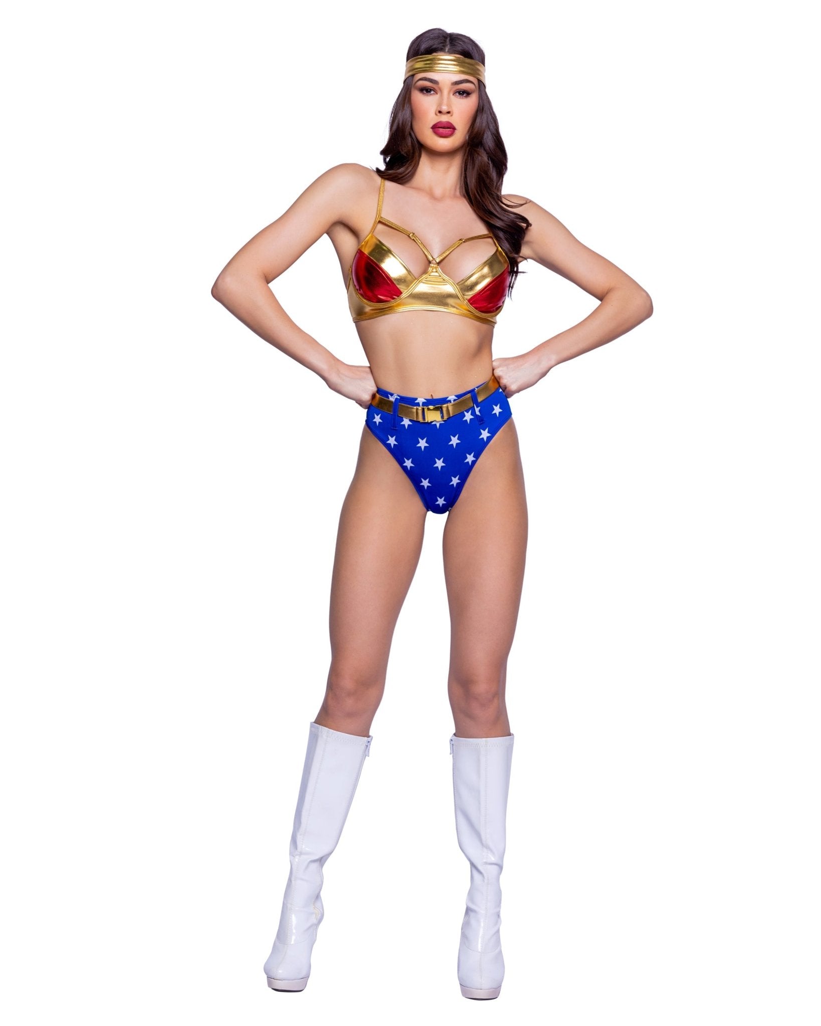 Roma 4pc Woman Power Costume.