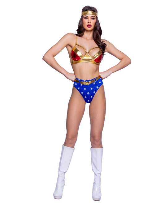 Roma 4pc Woman Power Costume.