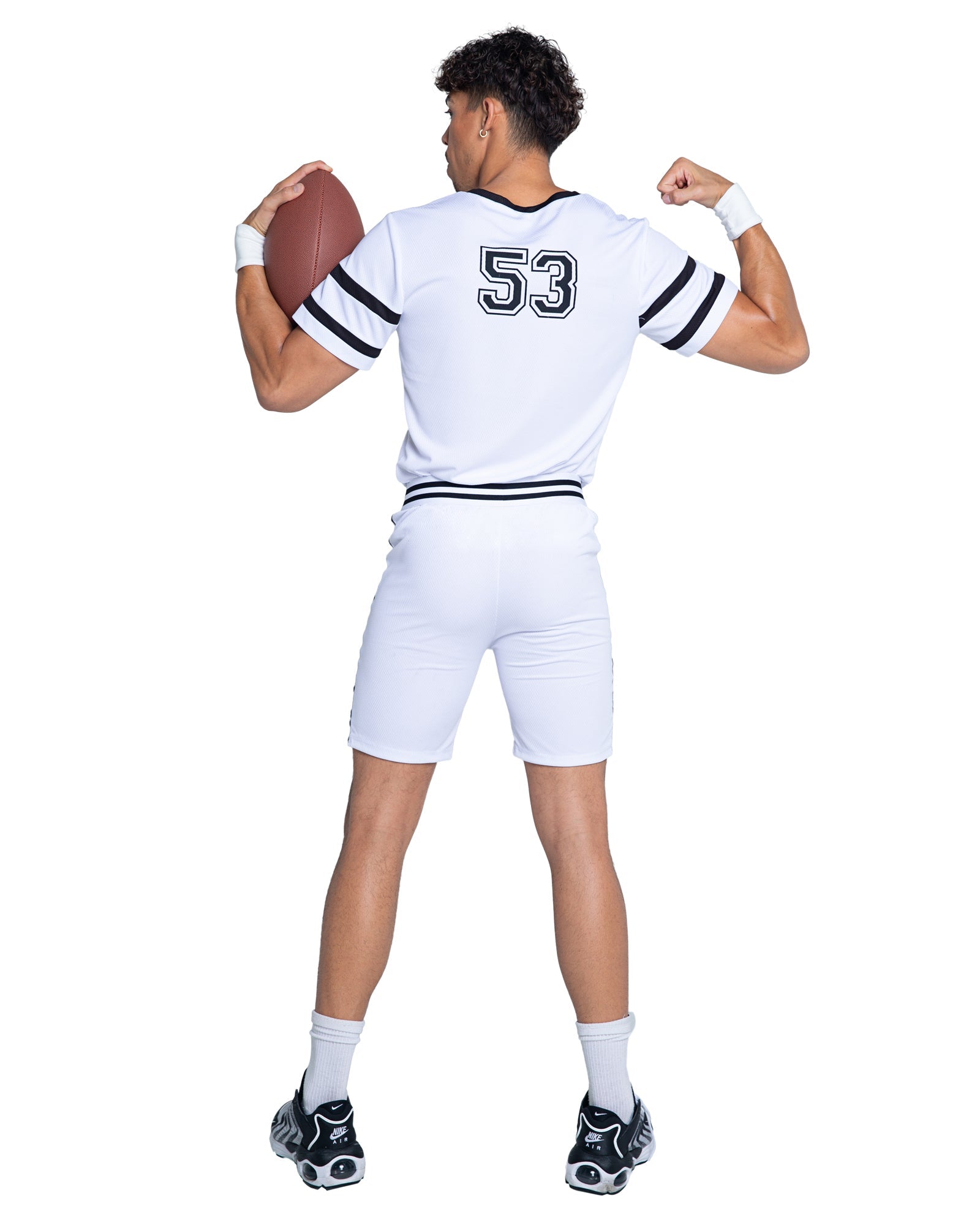 Roma Mens Playboy Football Touchdown Hunk Costume.