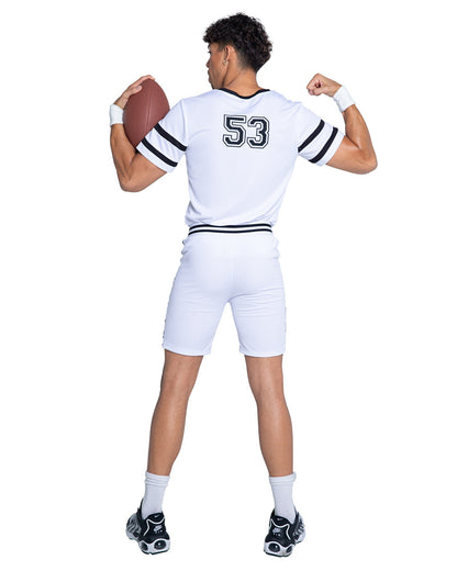 Roma Mens Playboy Football Touchdown Hunk Costume.