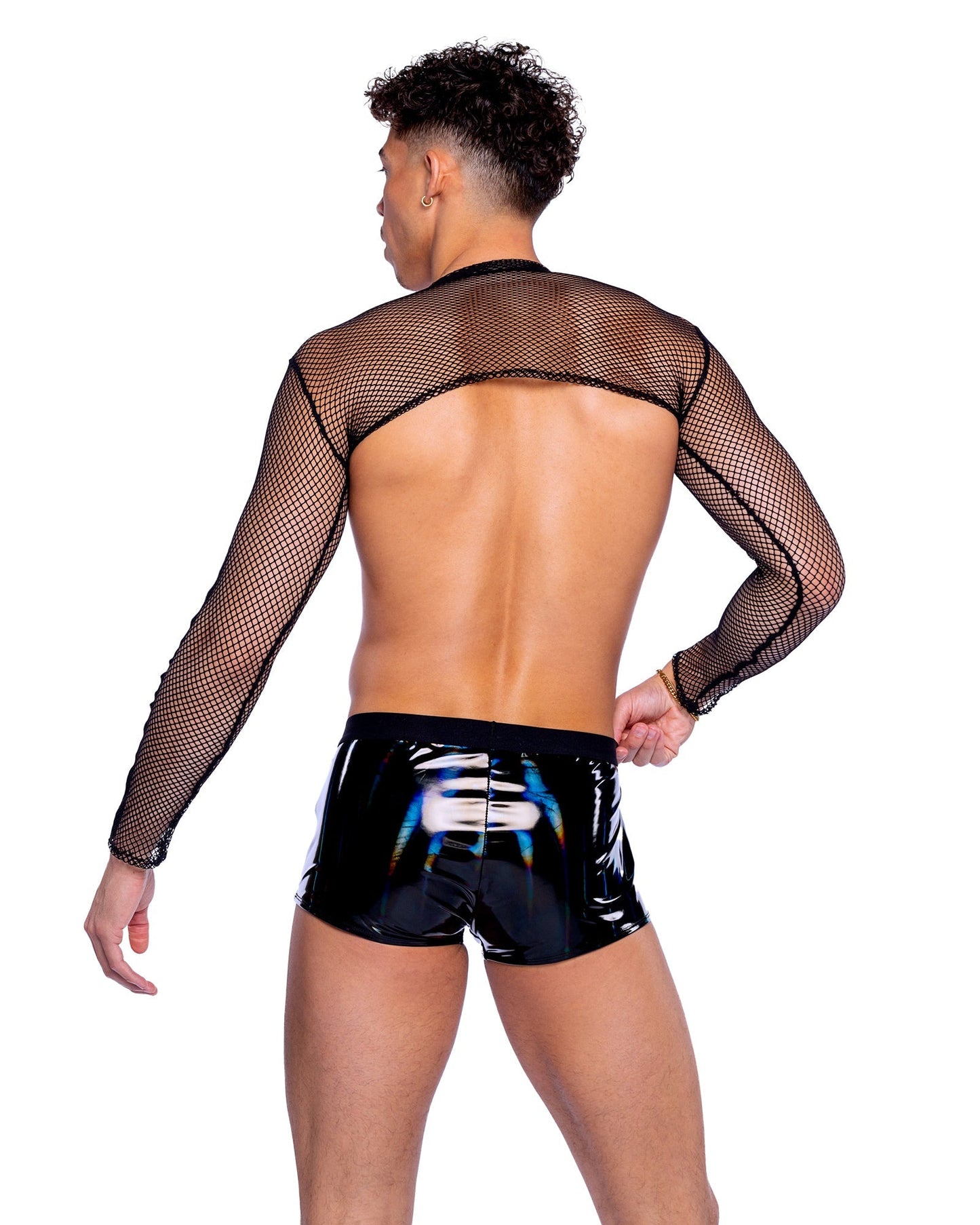 Roma Mens Rave Festival Vinyl with Iridescent Pint Shorts.