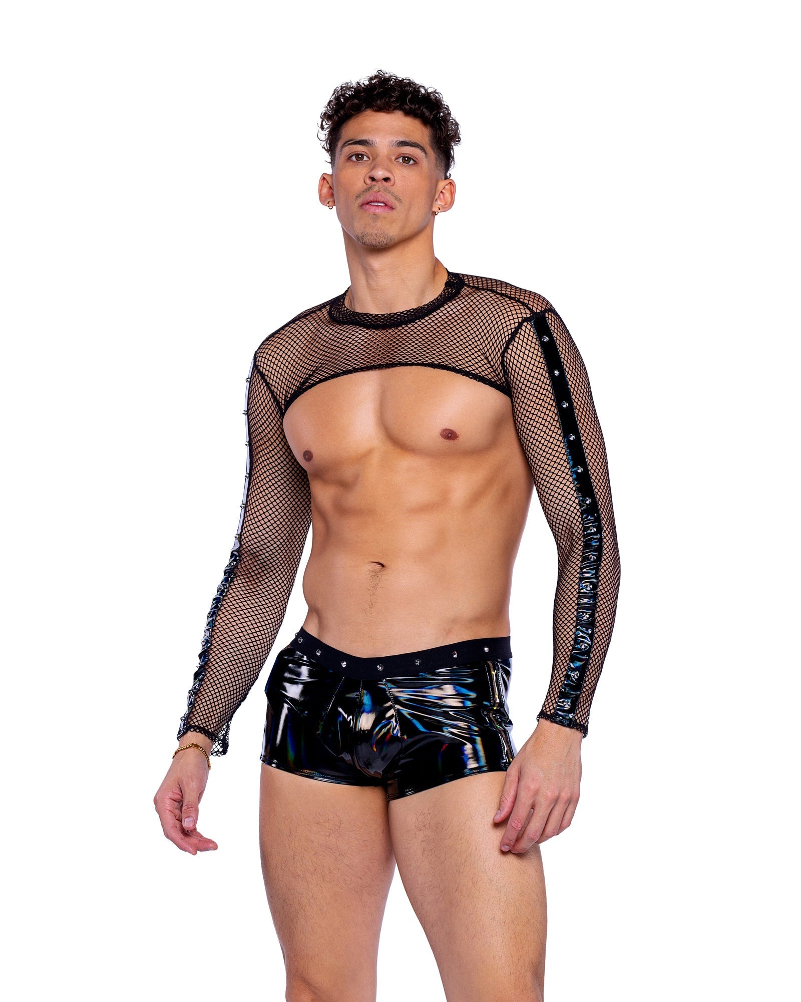 Roma Mens Rave Festival Vinyl with Iridescent Pint Shorts.