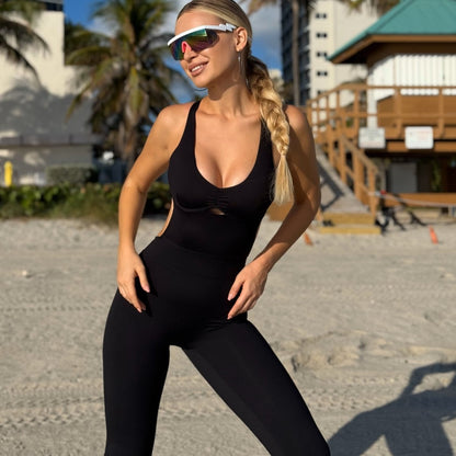 Rosie Strappy Back Jumpsuit - Unspoken Fashion