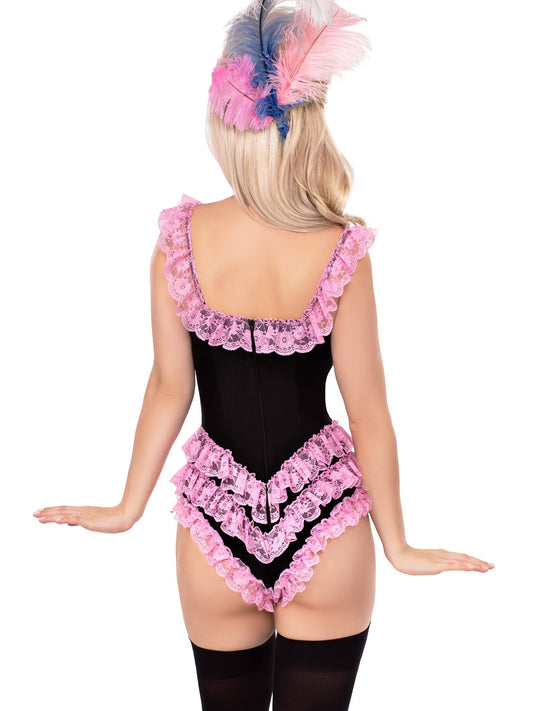 Ruffle Bodysuit with Boning - Unspoken Fashion