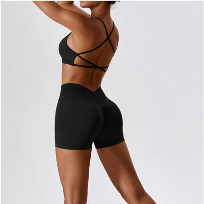 Sienna V Back Shorts - Unspoken Fashion