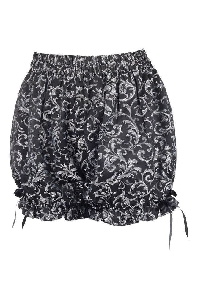 Silver/Black Brocade Bloomers
