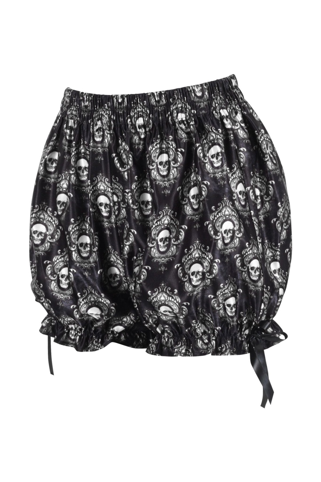 Skull Print Crepe Bloomers