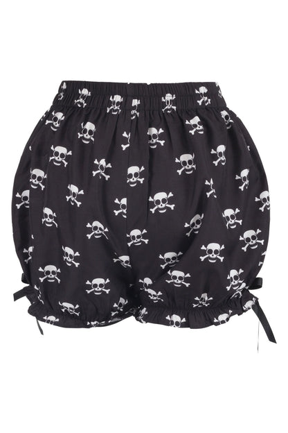 Skull Print Pirate Crepe Bloomers