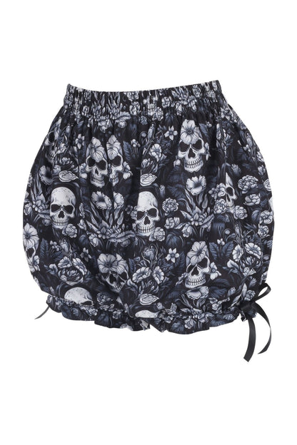 Skulls & Roses Print Bloomers