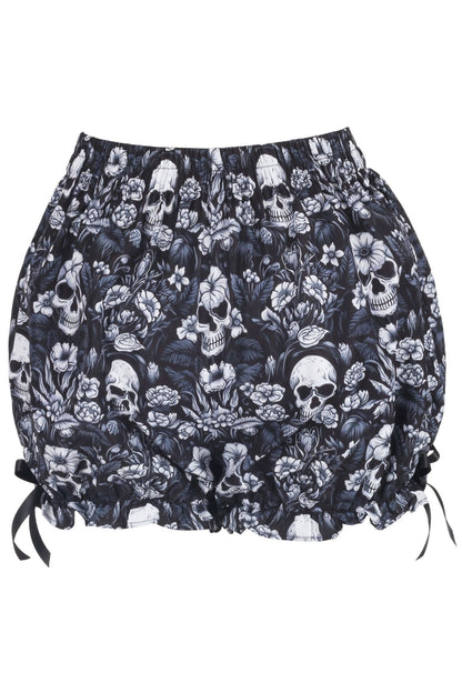 Skulls & Roses Print Bloomers