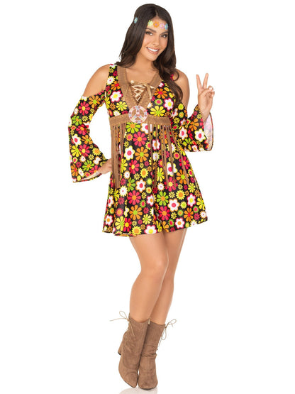 Starflower Hippie Dress Costume - Unspoken Fashion