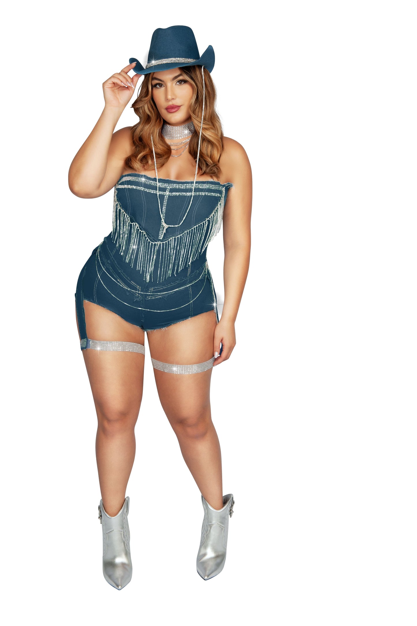 Starline Plus Denim & Diamonds Cowgirl