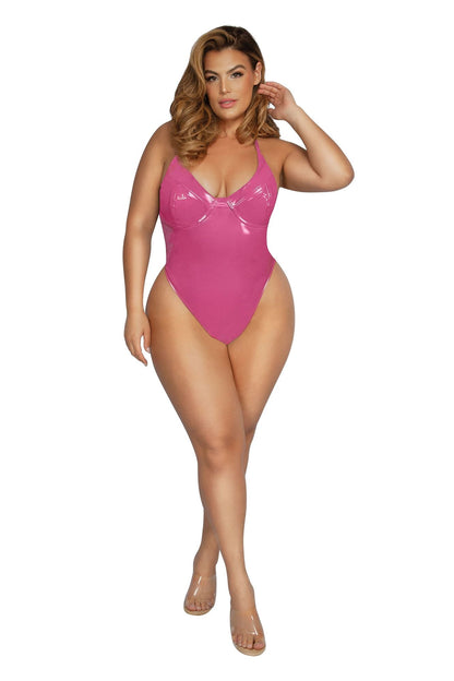 Starline Plus Padded Cup Bodysuit - Pink