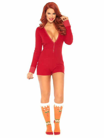 Sweet Dreams Long Johns Romper - Unspoken Fashion