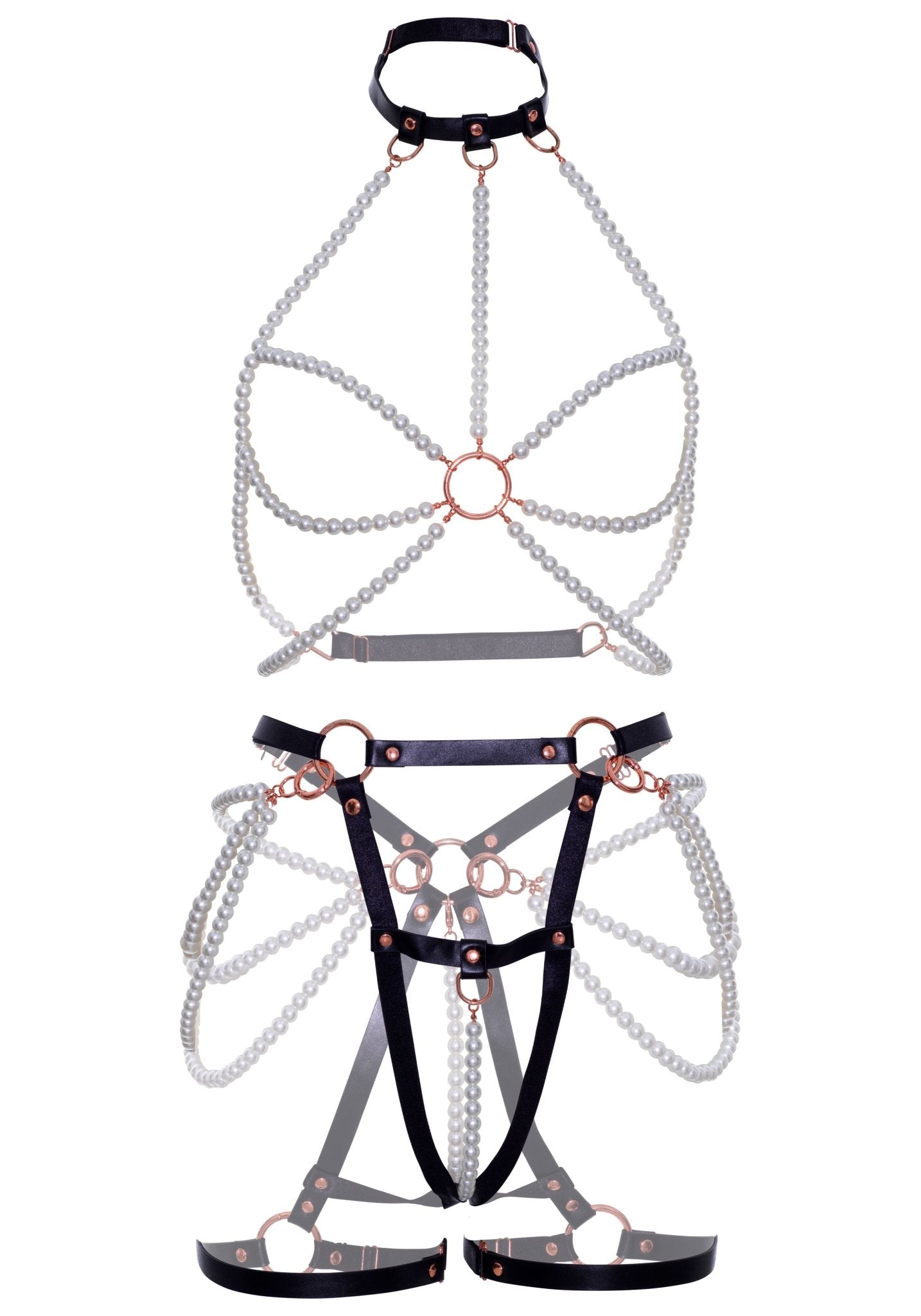 Sweet Taboo Harness & Panty Set - Unspoken Fashion